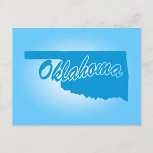 Delstat Oklahoma Vykort