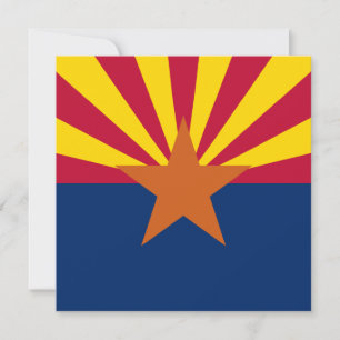 Delstaten Arizona Flagga Inbjudningar