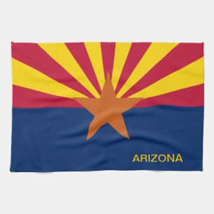 Delstaten Arizona Flagga Kökshandduk