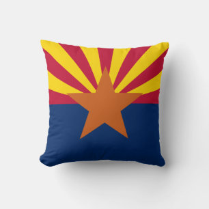 Delstaten Arizona Flagga Kudde
