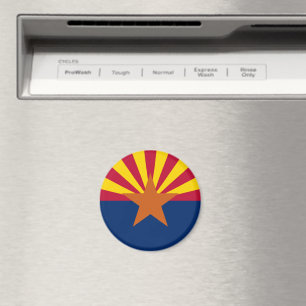 Delstaten Arizona Flagga Magnet