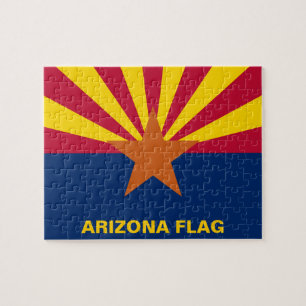 Delstaten Arizona Flagga Pussel