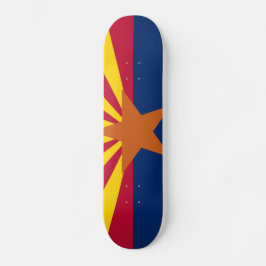 Delstaten Arizona Flagga Skateboard Bräda 21,5 Cm