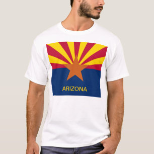 Delstaten Arizona Flagga T-shirt