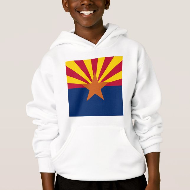 Delstaten Arizona Flagga Tee Shirt (Framsida)