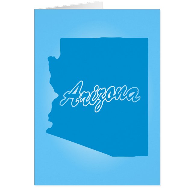 Delstaten Arizona Hälsningskort (Framsidan)