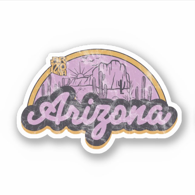Delstaten Arizona Klistermärken (Framsida)