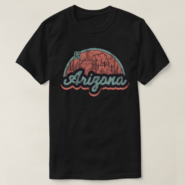 Delstaten Arizona T Shirt (Design framsida)
