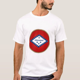 delstaten Arkansas Flagga Seal T-Shirt