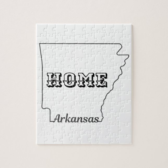 delstaten ARKANSAS Pussel (Vertikal)