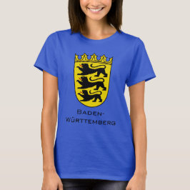 Delstaten Baden-Württemberg Stor Vapen Konst T Shirt
