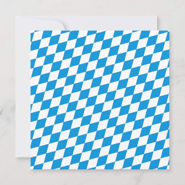 delstaten Bayern - Flagga Mönster (Framsida)