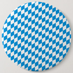 delstaten Bayern - Flagga Mönster Knapp