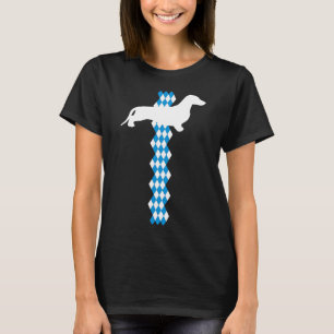 Delstaten Bayern - Kort-högkvarteret Dachshund T Shirt