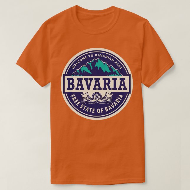 Delstaten Bayern T Shirt (Design framsida)