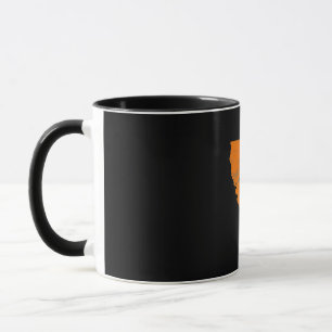 Delstaten Calinia med Shark Swimming nära San Jose Mugg