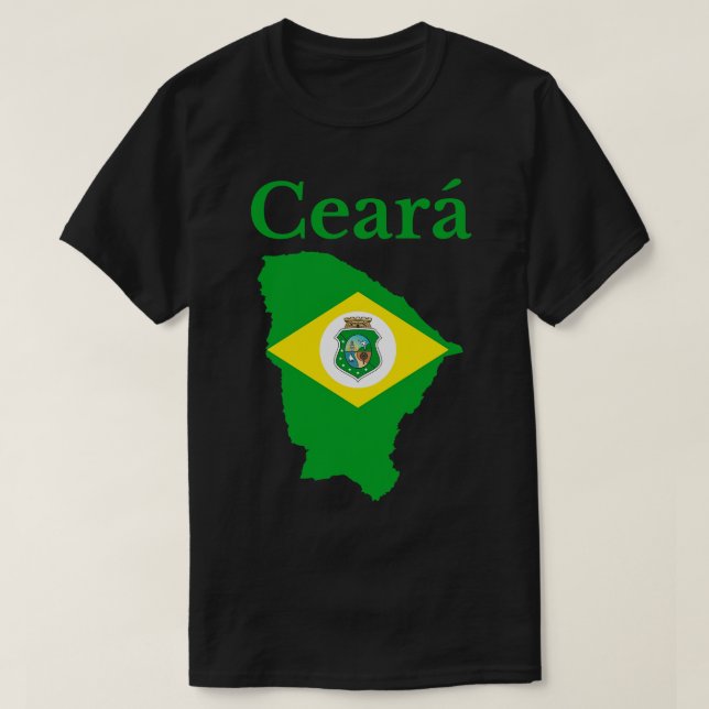 delstaten Ceara Design Brasilien T Shirt (Design framsida)