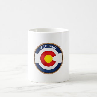 delstaten Colorado Flagga Seal Kaffemugg
