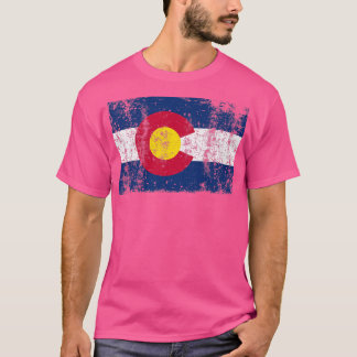 delstaten Colorado Flagga T Gift För manar Women V Shirt