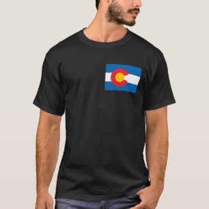delstaten Colorado flagga Tee