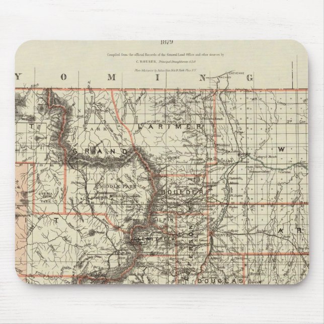 Delstaten Colorado Musmatta (Framsidan)