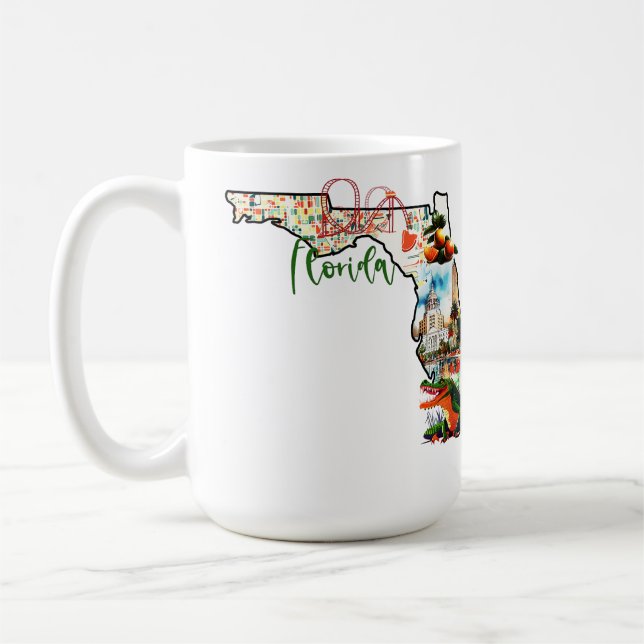 delstaten Florida Kaffemugg (Vänster)