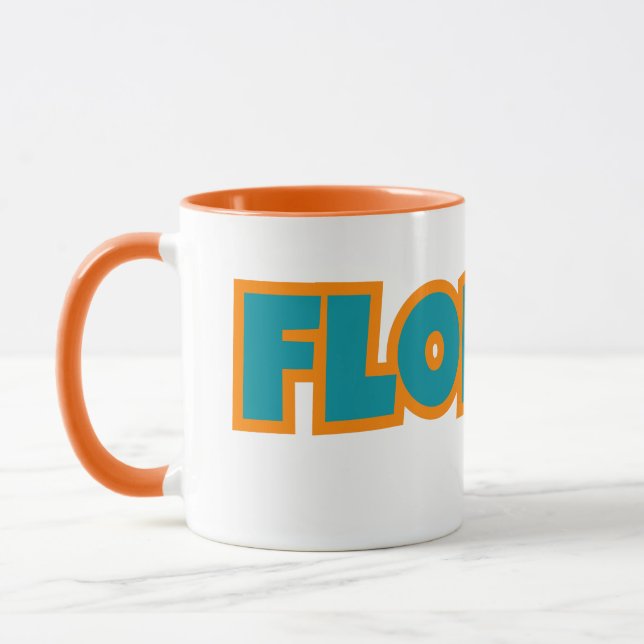 delstaten Florida Pride Anpassningsbar 2-tonkaffe Mugg (Vänster)