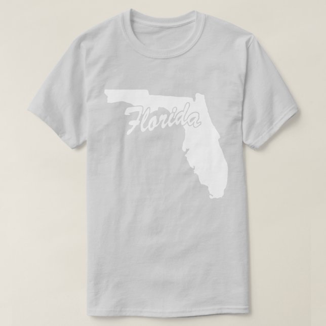 delstaten Florida Shape T-shirt (Design framsida)