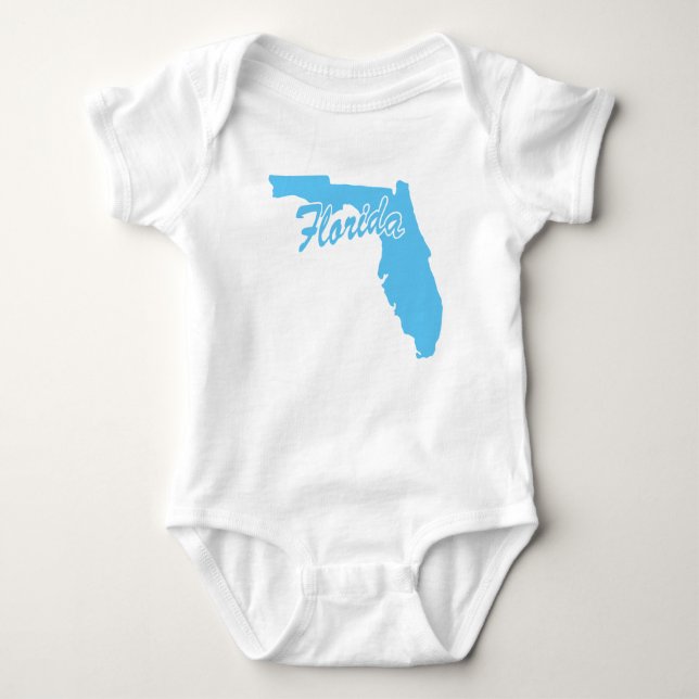 delstaten Florida Shape T Shirt (Framsida)