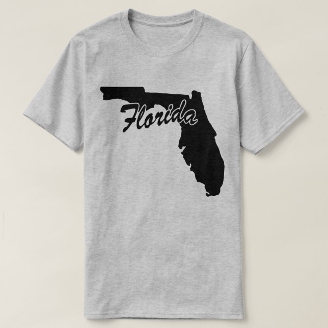 delstaten Florida Shape T-shirt (Design framsida)