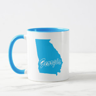 delstaten Georgia Shape Mugg