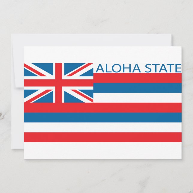 delstaten Hawaii flagga (Framsida)