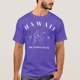 delstaten Hawaii på Mörken T Shirt