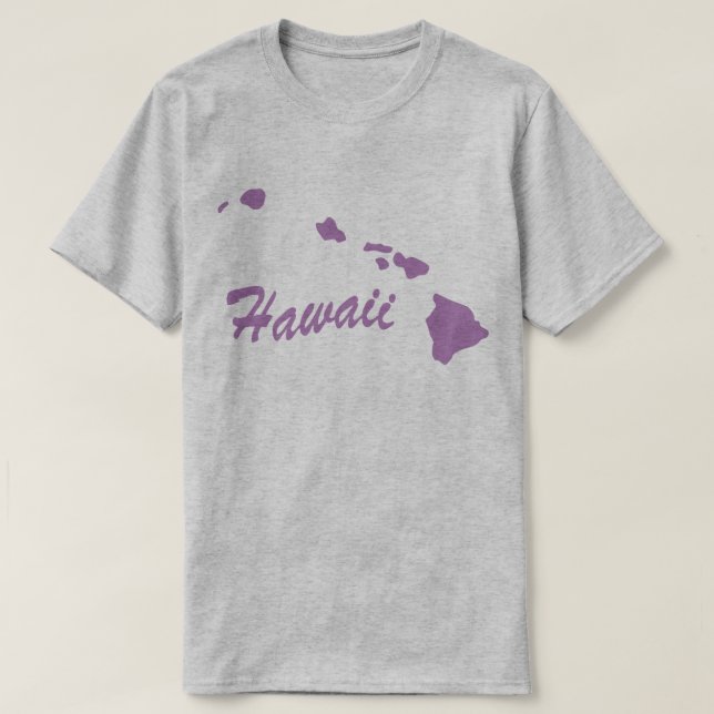 delstaten Hawaii Shape T-shirt (Design framsida)