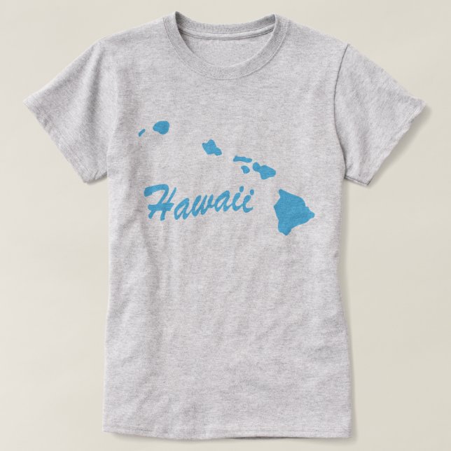 delstaten Hawaii Shape T-shirt (Design framsida)