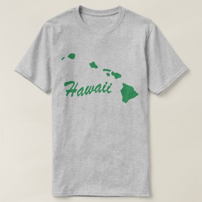 delstaten Hawaii Shape T-shirt (Design framsida)