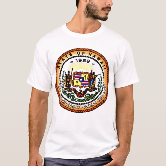 delstaten Hawaii T-shirt (Framsida)