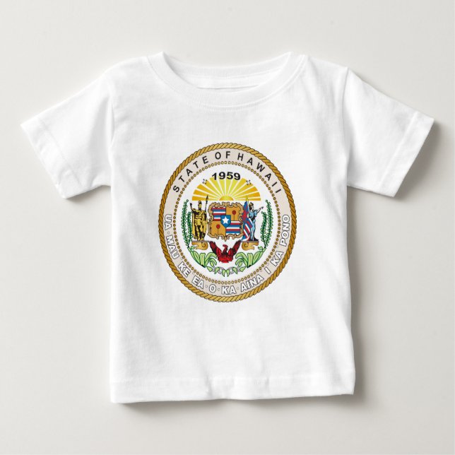 delstaten Hawaiis Underbara säl T-shirt (Framsida)