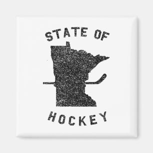 delstaten Hockey Minnesota Magnet