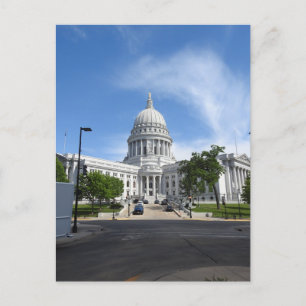 Delstaten Huvudstad i Madison, Wisconsin Vykort