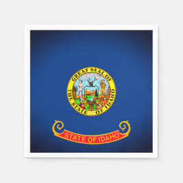 Delstaten Idaho Flagga Pappra Party Napkins Pappersservett