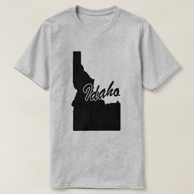 Delstaten Idaho Shape T-shirt (Design framsida)
