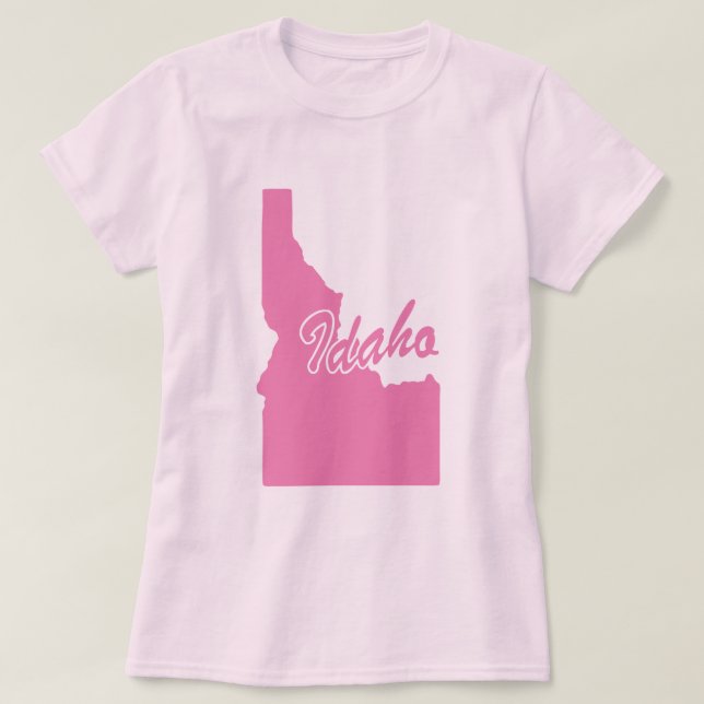 Delstaten Idaho Shape T-shirt (Design framsida)