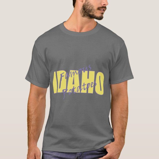 Delstaten Idaho T Shirt (Framsida)
