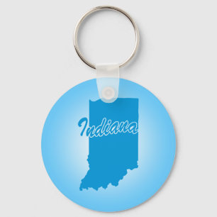 Delstaten Indiana Nyckelring