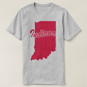 Delstaten Indiana Shape T-shirt