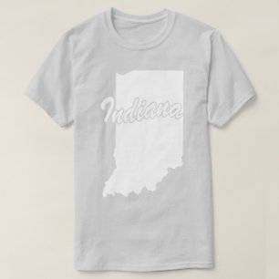 Delstaten Indiana Shape T-shirt
