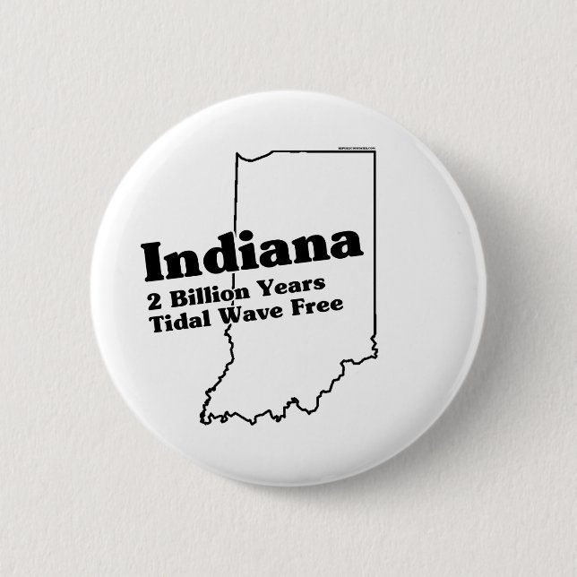 Delstaten Indiana Slogan Knapp (Framsida)