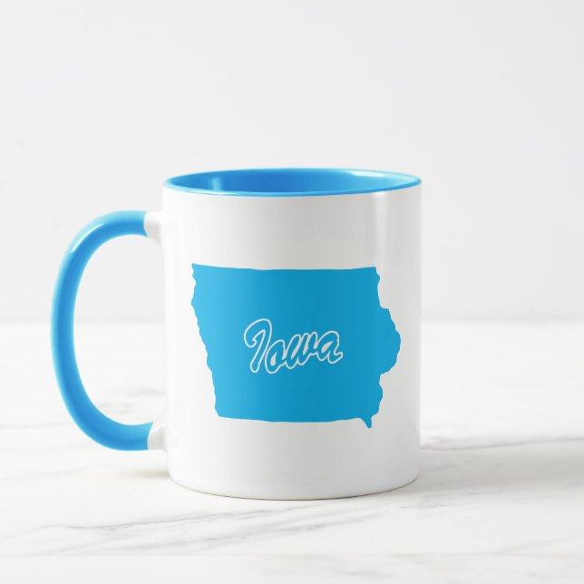 Delstaten Iowa Shape Mugg (Vänster)