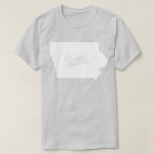 Delstaten Iowa Shape T-shirt
